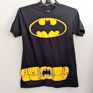 Batman Boys Costume Short Sleeve Tshirt